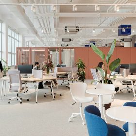 ایده طراحی دفتر کار